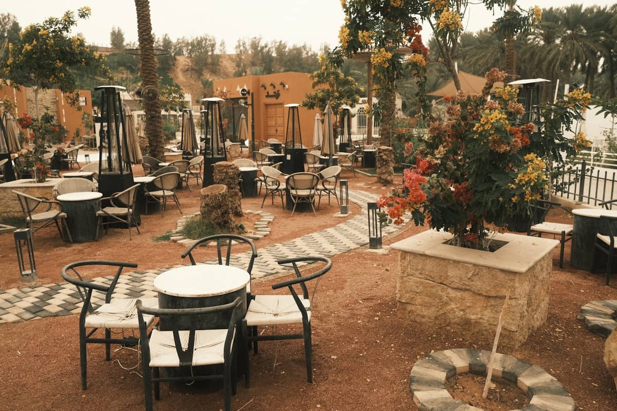 La terrasse en été